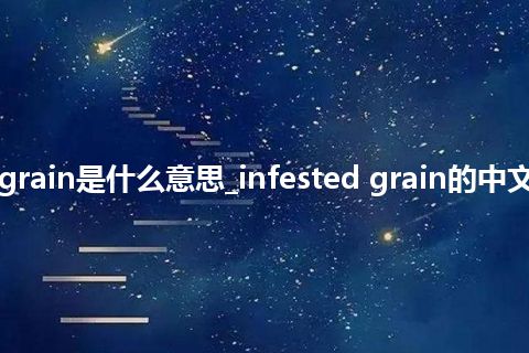 infested grain是什么意思_infested grain的中文解释_用法